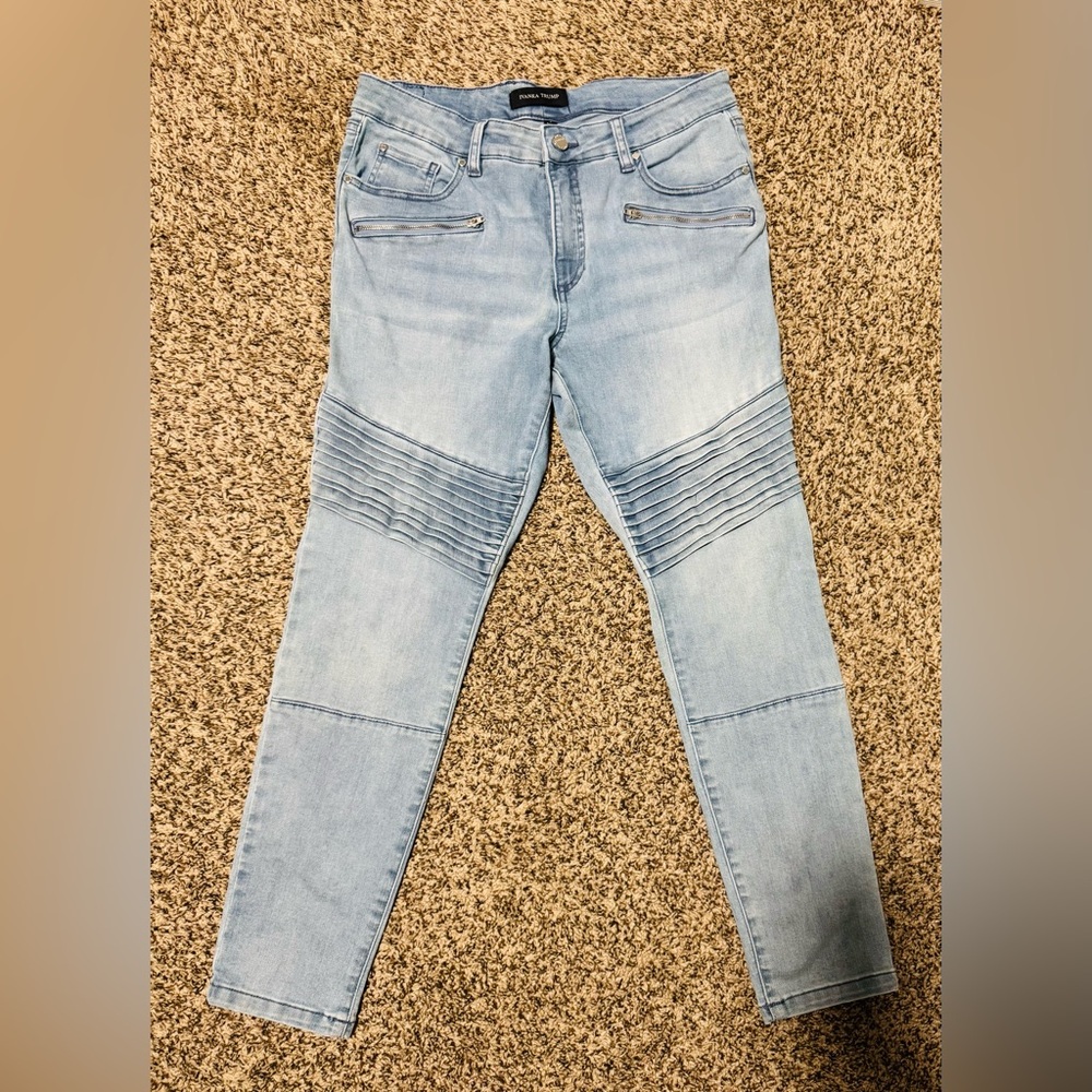 Ivanka Trump Sky Blue Skinny Jeans